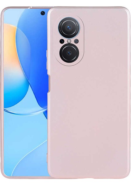 Cepte Aksesuar Huawei Nova 9 Se Kılıf Zore Premier Silikon Kapak-Rose Gold