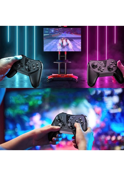 Switch/switch Lite/switch OLED Için Kablosuz Switch Pro Denetleyici, Kumanda Kolu ile Anahtar Uzaktan Gamepad / Programlanabilir (Yurt Dışından)