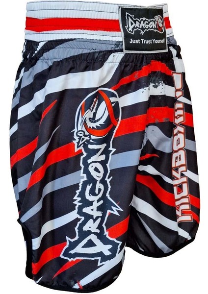 DragonDo KB242 Kick Boks Şortu Kick Boxing Antrenman Şortu Dijital Baskılı Desenli Şort indirimleri