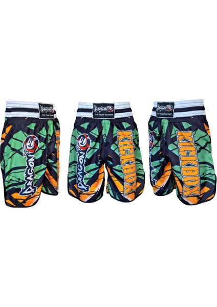 Dragondo KB245 Kick Boks Şortu Kick Boxing Antrenman Şortu Dijital Baskılı Desenli Şort fiyatları