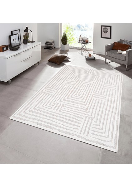 Dolce Sisal Krem Yumuşak Doku Salon Oturma Odası Mutfak Çocuk Odası Halısı