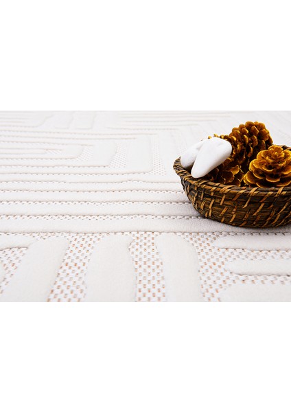 Dolce Sisal Krem Yumuşak Doku Salon Oturma Odası Mutfak Çocuk Odası Halısı