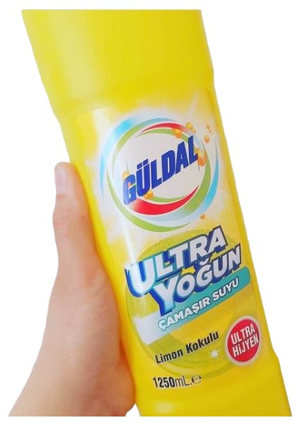 Çamaşır Suyu Ultra Yoğun 1250 ml Limon Kokulu