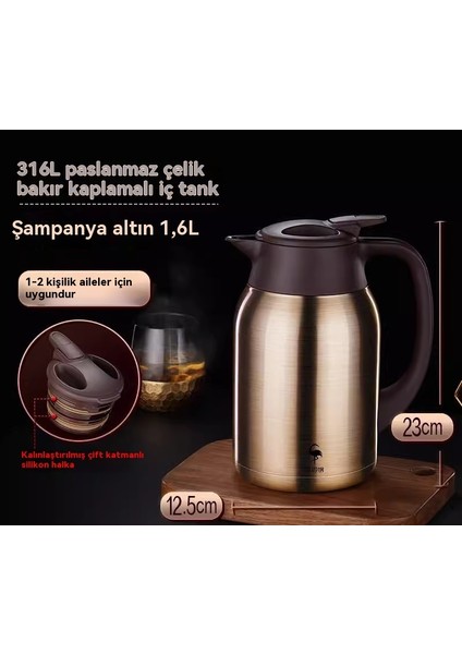 316L Paslanmaz Çelik Termal Termos (Yurt Dışından)