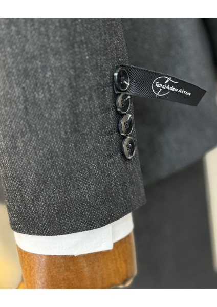 İtalyan Stil Ceket Yelek Pantolon Takım Elbise Siyah T12506 modelleri