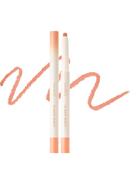 Doğal Dudak Rengi Veren Mat Dudak Kalemi - Lip Mate Pencil - Tenderly Peach