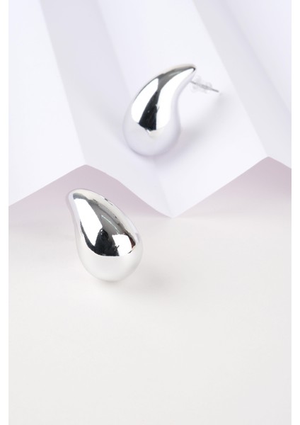 Bottega Chic Silver Çelik Küpe