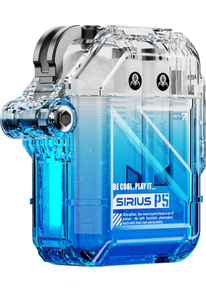 Sirius P5 Crystal V2 Mavi True Wireless Bluetooth Kulaklık