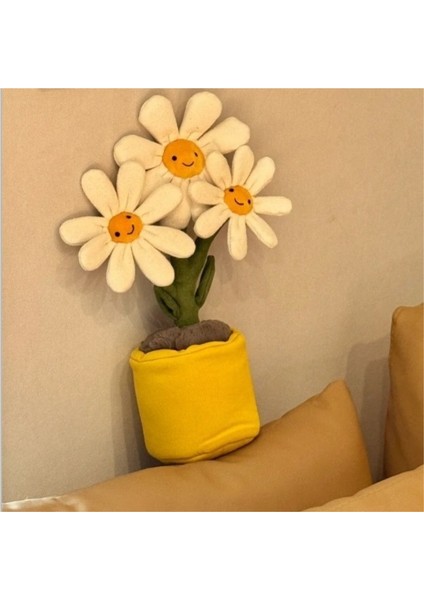Ayçiçeği Papatya Saksı Bitki Serisi Peluş Oyuncak (Yurt Dışından) modelleri