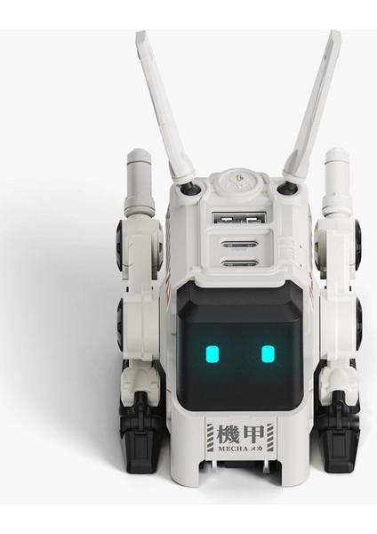 ALPHA65 Beyaz Robot Figürlü 65W Hızlı Şarj Adaptörü