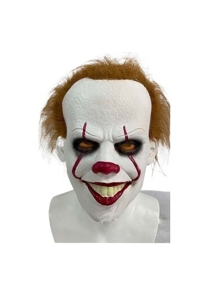 Yeni Korku Pennywise Joker Korkunç Maske Stephen King Ikinci Bölüm Palyaço (Yurt Dışından)