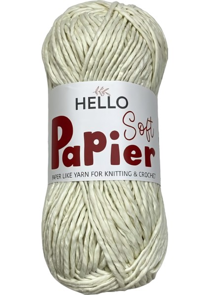 Hello Soft Papier Yumuşak Hasır Kağıt Iplik 100 gr