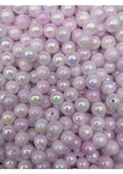 100GR 10 mm Pembe Ebruli Sedefli Janjanlı Pastel Inci Boncuk,takı,hobi,çanta Boncuğu (~200 Adet) fiyatları