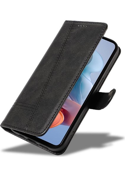 Motorola Moto G34 Ayrılabilir Siyah Bilezik Cüzdan Telefon Pu Için Filp Durumda (Yurt Dışından)
