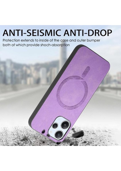 Xiaomi Redmi 12 Için Kılıf Kablosuz Şarj Hafif Ince Magsafe Araba (Yurt Dışından)