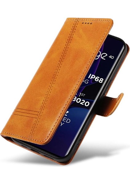 Motorola Edge 40 5g Için Kredi Kartı Yuvası ile Preslenmiş Pu Deri Filp Durumda (Yurt Dışından) fırsatları