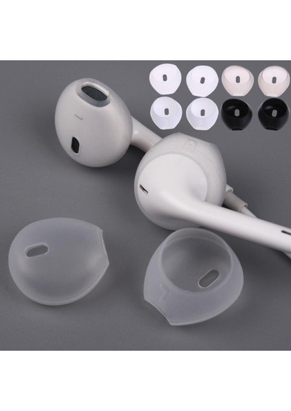 2 Çift-4 Adet Apple iPhone Earpods Kulaklık Silikonu Sabitleyici