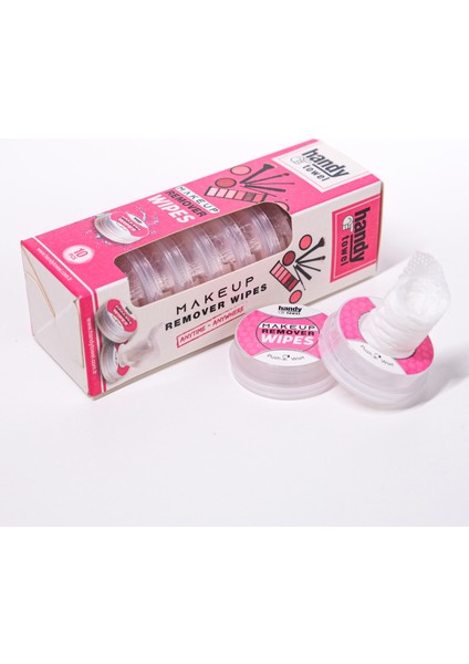Handytowel Classic Makyaj Temizleme Mendili 10 x 4,5 ml Seyahat Boy Sihirli Mendil