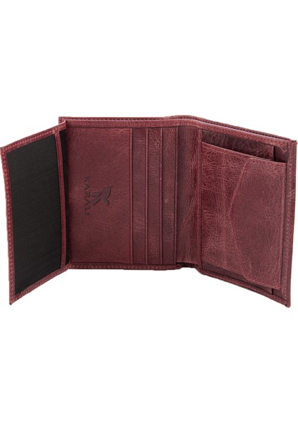 Deri Erkek Cüzdan Bordo C222-06 fırsatları