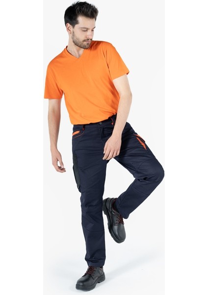 F 2144 Kordura Takviyeli Likralı Pantolon
