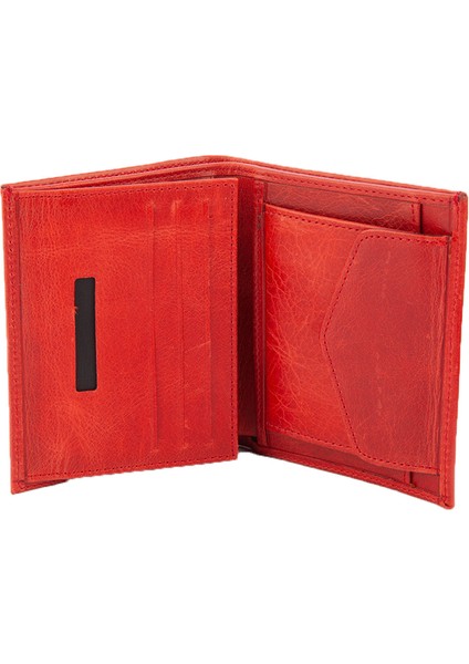 Deri Erkek Cüzdan Kırmızı C222-09 modelleri