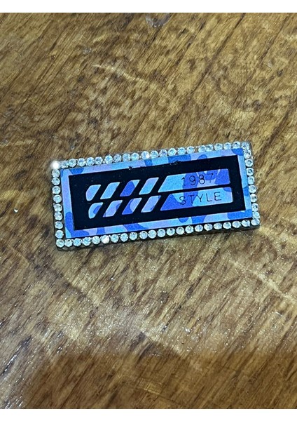 Zirkon Taşlı Ütü Ile Yapışan Arma Dikiş Giyim Aplike 5x2 cm fiyatları