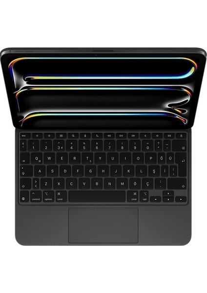 Ipad Pro M4 MWR23TQ/A 11" Için Magic Türkçe Q Klavye Siyah