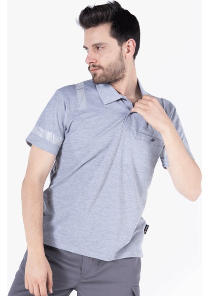 Polo Yaka Reflektörlü T-Shirt modelleri