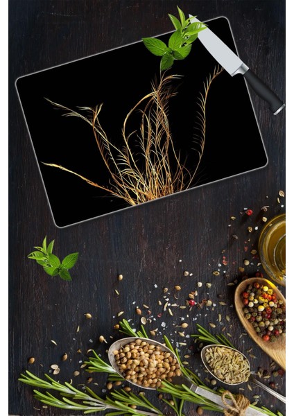 Saban altın Dal Cam Kesme Tahtası - Cam Kesme Tablası | 30 cm x 40 cm