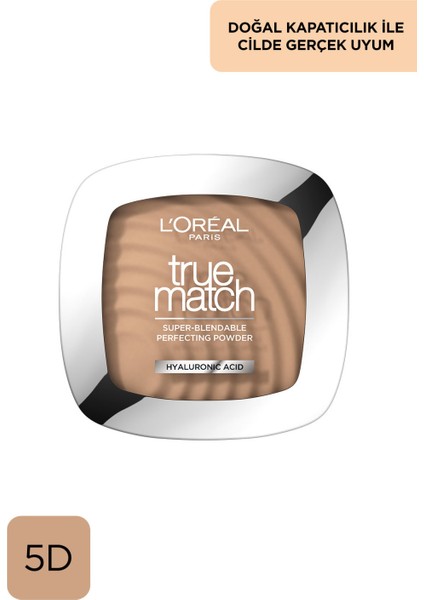 L'Oréal Paris True Match Pudra W5 Golden Sand