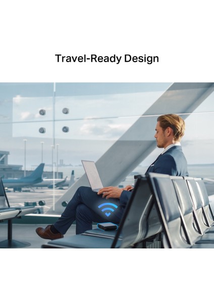 TL-WR1502X, AX1500MBPS, 1 Gigabit Wan ve 1 Giabit Lan Port, Power Bank ile Çalışabilen Taşınabilir Wi-Fi 6 Router