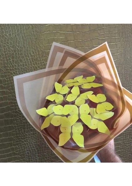 Ledli Pembe Kelebek Buketi modelleri