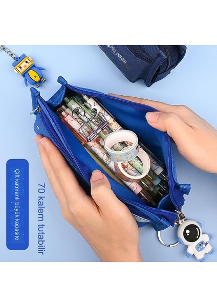 Karikatür Öğrenci Kalem Kutusu Okula Dönüş Hediyesi (Yurt Dışından) fiyatları