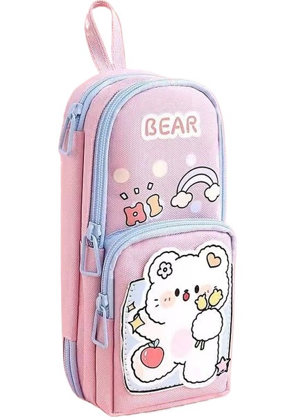 Karikatür Öğrenci Kalem Kutusu Okula Dönüş Hediyesi (Yurt Dışından)