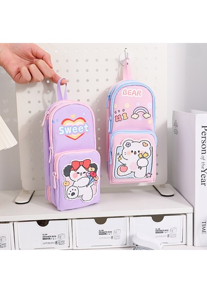 Karikatür Öğrenci Kalem Kutusu Okula Dönüş Hediyesi (Yurt Dışından) fiyatları