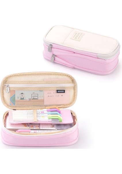 Büyük Kapasiteli Öğrenci Kalem Kutusu Öğrenciye Okula Dönüş Hediyesi (Yurt Dışından)