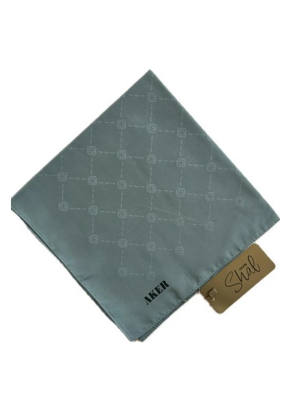 Monogram Eşarp - Su Yeşili 953