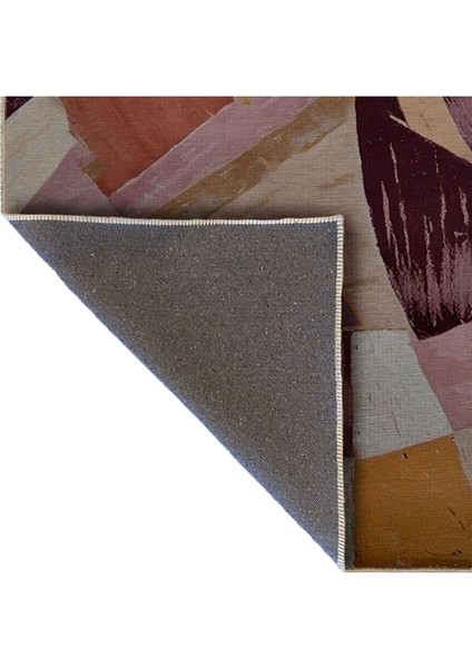 Shape Koleksiyonu Pastel Tonlar Soyut Şekiller Desenli Kreatif Modern Dekoratif Halı 25
