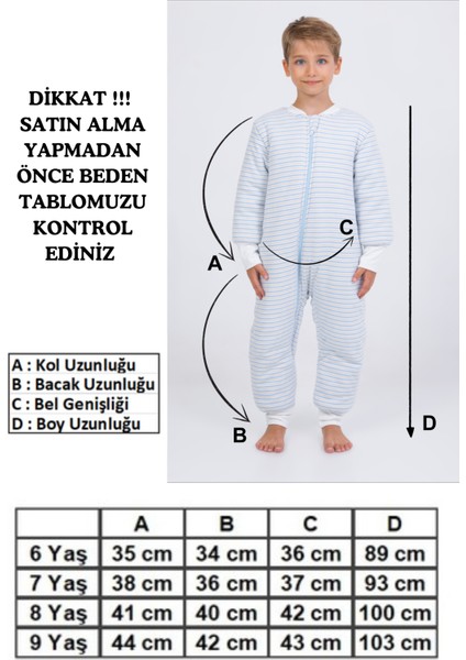 Erkek Çocuk Kalın Elyaf Dolgulu Premium Kalite 2.5 Tog Desenli Uyku Tulumu fiyatları