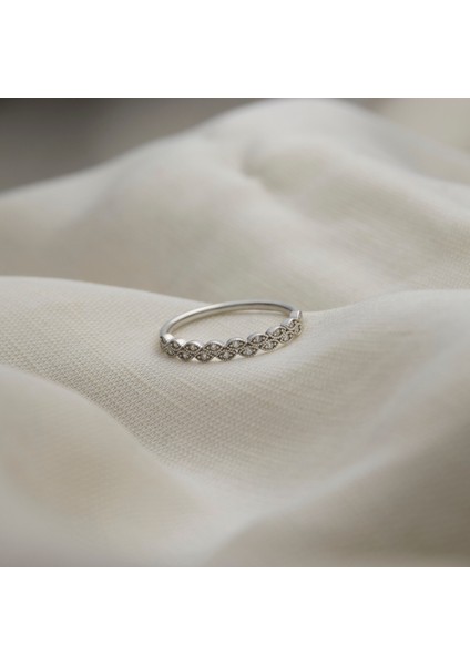 Çoklu Göz 925 Ayar Minimal Gümüş Yüzük indirimleri