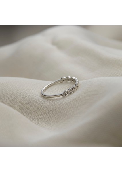 Çoklu Göz 925 Ayar Minimal Gümüş Yüzük modelleri