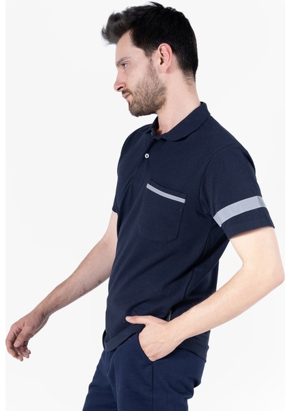 Polo Yaka Reflektörlü T-Shirt fırsatları