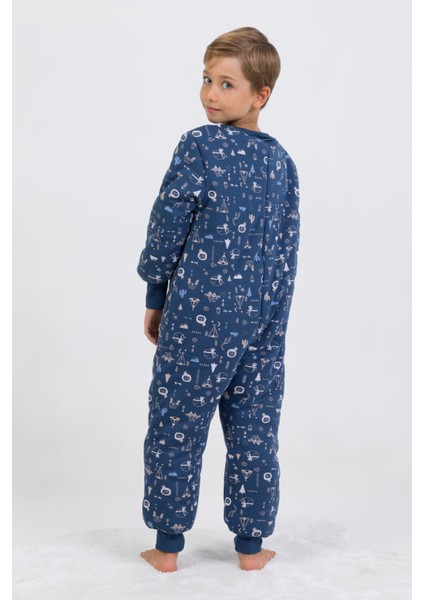 Erkek Çocuk Kalın Elyaf Dolgulu Premium Kalite 2.5 Tog Desenli Uyku Tulumu indirimleri