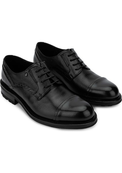 Erkek Deri Siyah Klasik Ayakkabı 1024 64422 Erk Ayk Sk24-25 Black fiyatları