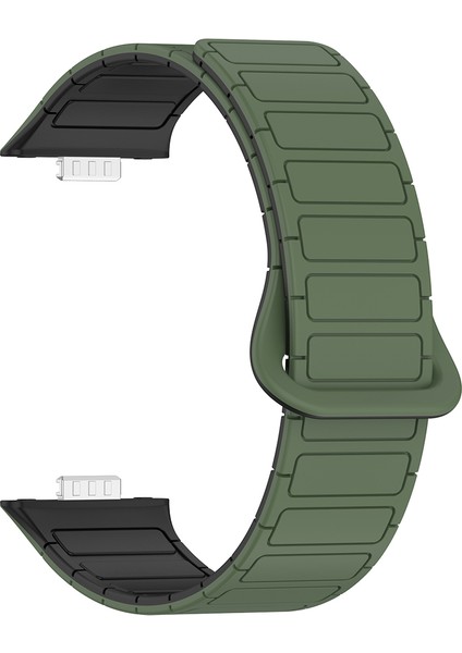 Huawei Watch Fit 4/Fit 4 Pro/Fit 3 Kordon Orjinal Klips Silicon Magnetic Three Dizayn (Fit2 Uyumlu Değildir) modelleri