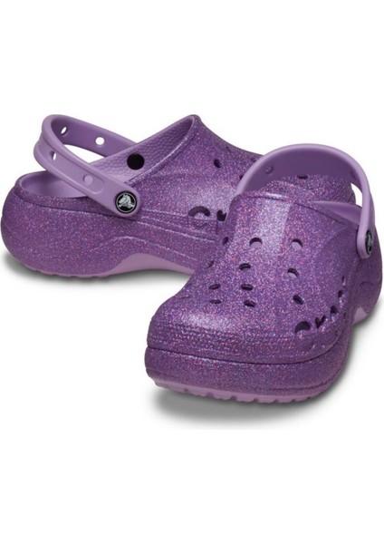 Baya Platform Glitter Clog Kadın Terlik 208459-5PR