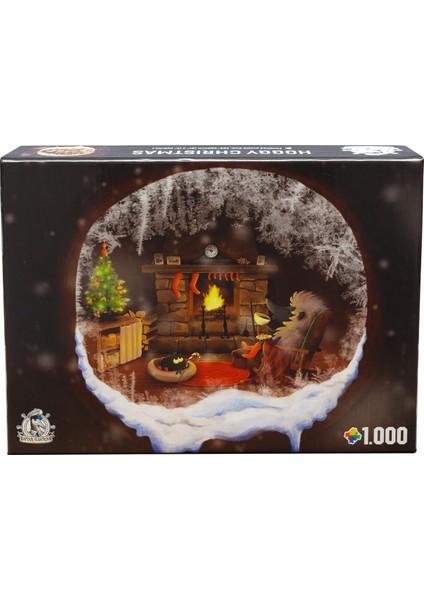 Captain Albatross Hoggy Christmas 1000 Parça Puzzle Yılbaşı Pazıl Yüksek Kalite