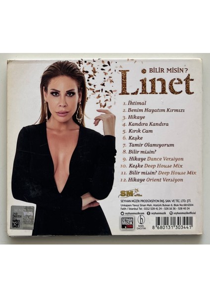 Seyhan Müzik Linet Bilir Misin CD (Orjnal Dönem Baskı Cd)