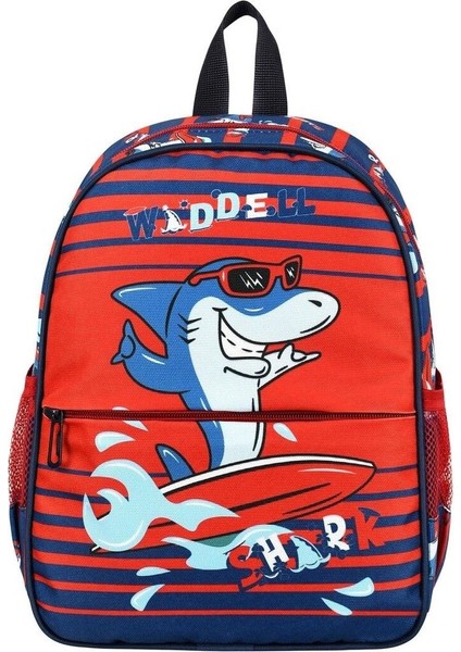 Köpek Balığı Desenli Anaokulu Kreş Sırt Çantası ve Matara modelleri