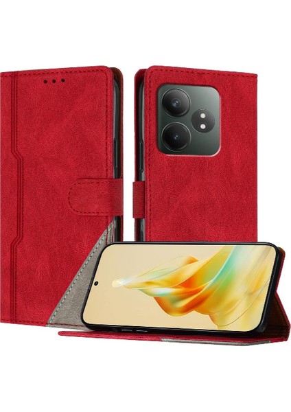 Realme Gt Neo 6 Se 5g Cüzdan Manyetik Kapatma Pu Deri Kullanışlı (Yurt Dışından)